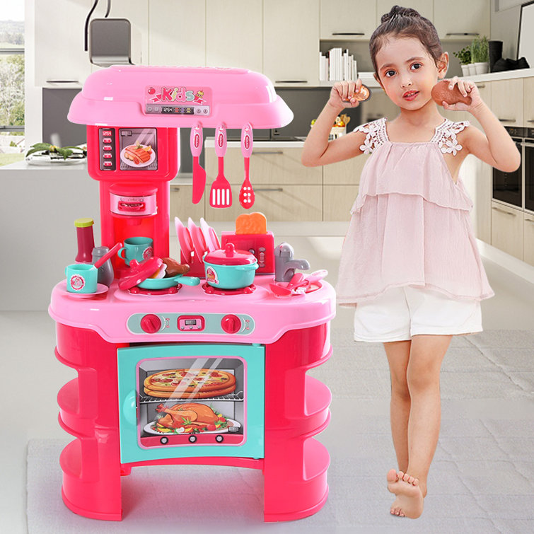 Modern Kitchen Set With Light And Sound Things In The Kitchen